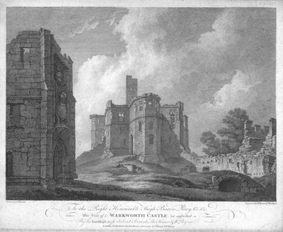 Castello di Warkworth da William Byrne