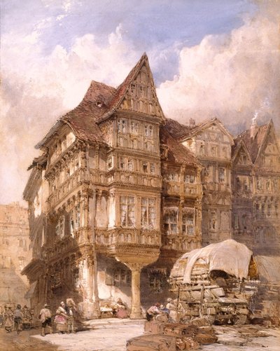 La casa di Albrecht Durer a Norimberga da William Callow