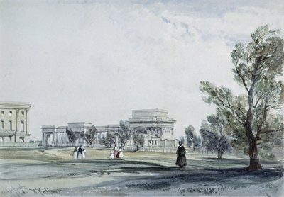 Ingresso a Hyde Park a Hyde Park Corner da William Callow