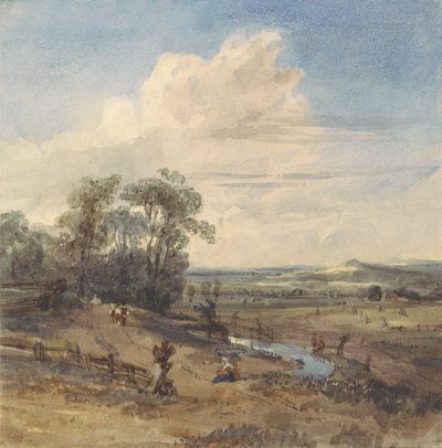 Paesaggio dopo Wynants (nel Louvre) da William Callow