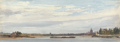 Veduta di Parigi da Charenton da William Callow