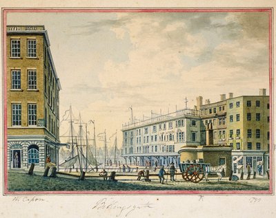 Mercato di Billingsgate, Londra, 1799 da William Capon