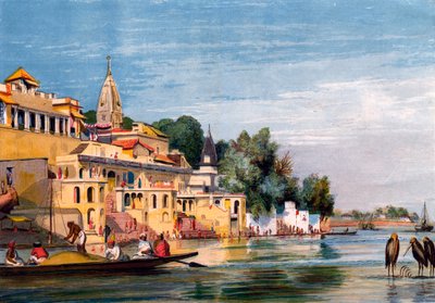 Cawnpore sul Gange, India, 1857 da William Carpenter