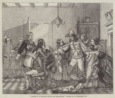 Carlo II in Olanda, prima della Restaurazione da William Carpenter
