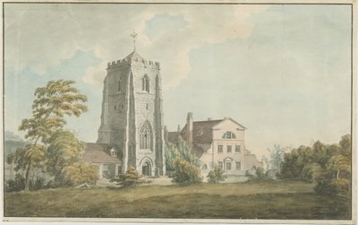 Abbazia di Ranton: acquerello, fine XVIII secolo da William Carter