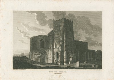Chiesa Prioria di Tutbury (incisione) da William Carter