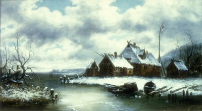 Scena di neve invernale da William Charles Anthony Frerichs