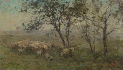Un gregge di pecore da William Charles Estall