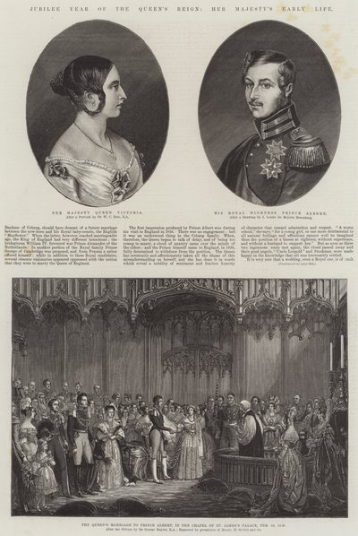 Anno del Giubileo del regno della Regina, la prima vita di Sua Maestà da William Charles Ross