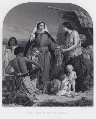Le opere di carità di Dorcas da William Charles Thomas (after) Dobson