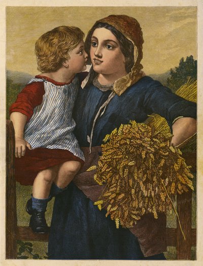 La spigolatrice da William Charles Thomas (after) Dobson