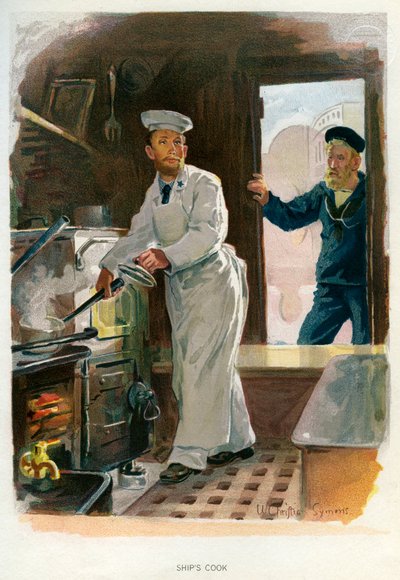 Cuoco di bordo, c1890-c1893 da William Christian Symons