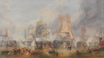 La Battaglia di Trafalgar, 21 ottobre 1805 da William Clarkson (manner of) Stanfield