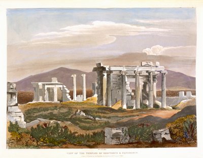 Veduta dei templi di Eretteo e Pandroso, l