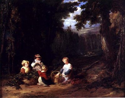 Bambini che Raccolgono Luppolo, c.1835 da William Collins