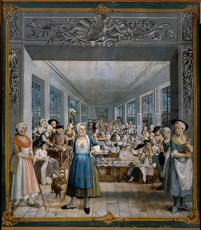 Fabbrica di tessuti indiani dei fratelli Wetter: Laboratorio delle lavoratrici da William Crawford