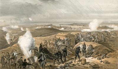 Una Giornata Calda nelle Batterie da William Crimea Simpson
