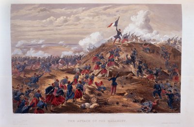 Attacco al Malakoff, inciso da Edmond Morin (1824-82) da 