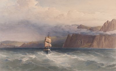 Capo Aiya. Guardando a nord verso Balaklava da William Crimea Simpson