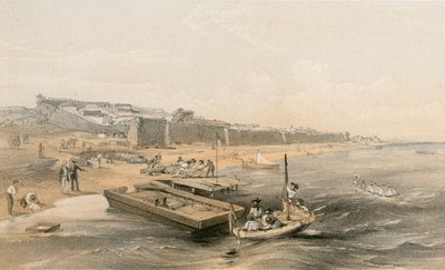 Fortezza di Yenikale verso il mare di Azov da William Crimea Simpson
