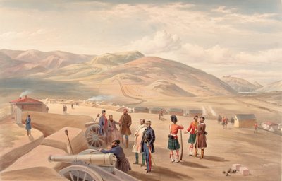 Campo della Brigata Highland, guardando a Sud da William Crimea Simpson