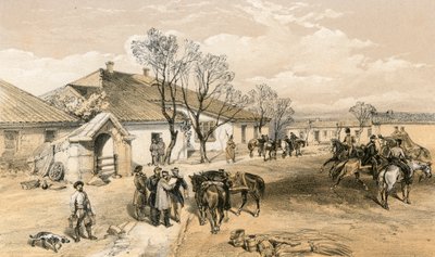 Quartier Generale di Lord Raglan a Khutor-Karagatch da William Crimea Simpson