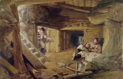 Miniera nel Bastione du Mat, Sebastopoli, Crimea da William Crimea Simpson