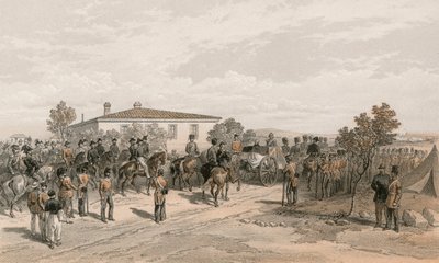 Il corteo funebre di Lord Raglan che lascia il Quartier Generale da William Crimea Simpson