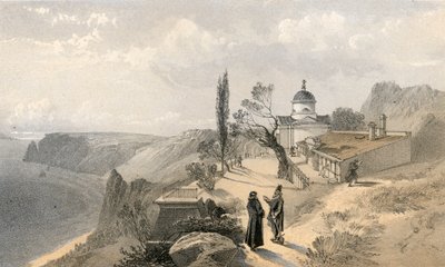 Il monastero di San Giorgio e Capo Fiolente, vista verso ovest da William Crimea Simpson