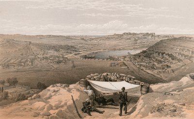 Le batterie cittadine o fortificazioni interne di Sebastopoli, 23 giugno 1855 da William Crimea Simpson