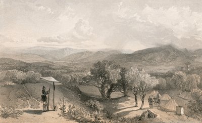 La valle di Baidar, dalla villa di Petroski, guardando a est da William Crimea Simpson