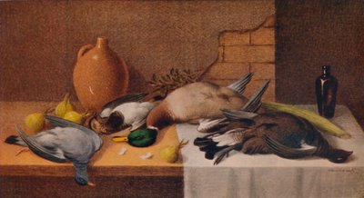 Natura morta con uccelli da caccia da William Cruikshank