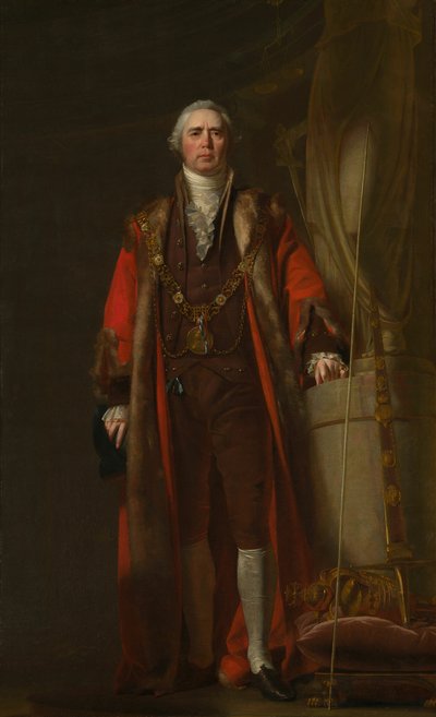 Charles Thorp come sindaco di Dublino, c. 1800 da William Cuming