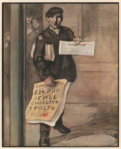 Il giornalaio, "Extry Speshul" da William Dacres Adams
