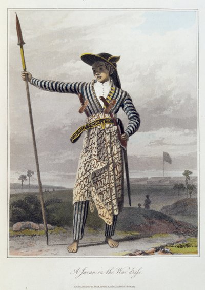 Un giavanese in abito da guerra, pl. 5 dal Vol I di 