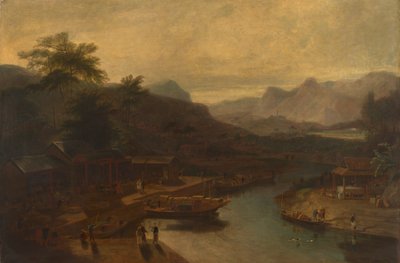 Una vista in Cina: Coltivazione della pianta del tè da William Daniell