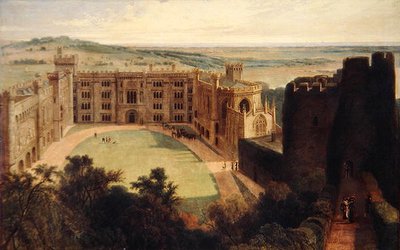 Castello di Arundel dalla torre da William Daniell