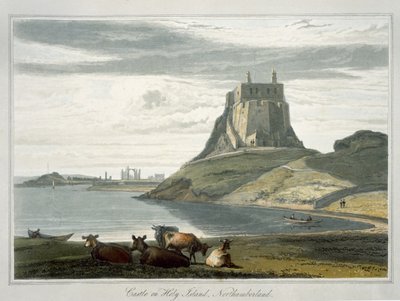 Castello su Holy Island, Northumberland, da 