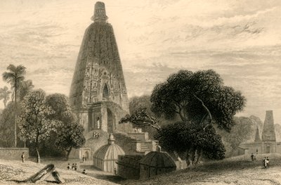 Grande Tempio a Bode Gyah, 1835 da William Daniell