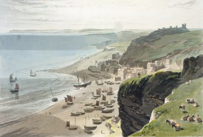 Hastings, dalla East Cliff, da 