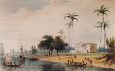 Nella Casa del Giardino Reach, Calcutta, c1786-1791, 1935 da William Daniell
