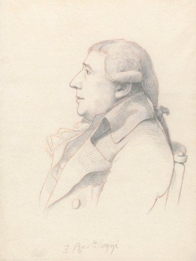 Ritratto di Francesco Bartolozzi da William Daniell