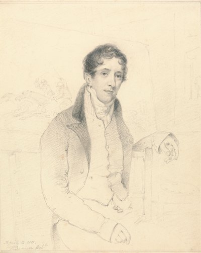 Ritratto di un artista sportivo, forse W. B. Daniell da William Daniell