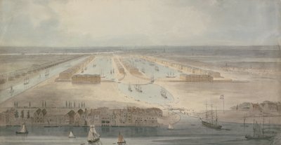 I Nuovi Docks, Isle of Dogs da William Daniell