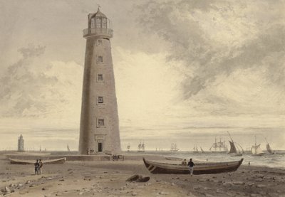 I fari di Orford Ness, Suffolk da William Daniell
