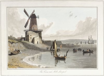 Il mulino di Towns-end, Liverpool da William Daniell