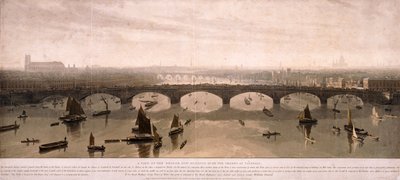 Veduta di Londra dal sud da William Daniell