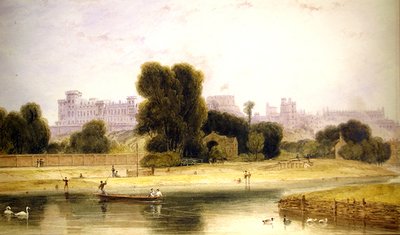 Castello di Windsor da Eton, Berkshire da William Daniell