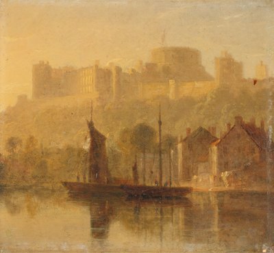 Castello di Windsor dal Tamigi da William Daniell