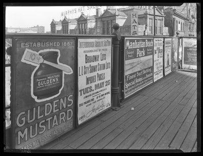 Poster elevato di Myrtle Avenue, 25 maggio 1920 da William Davis Hassler